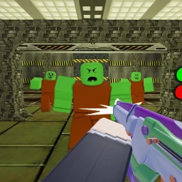 Kill Zombies in Area 51