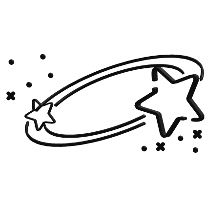 Floating Halo Stars (Dark)
