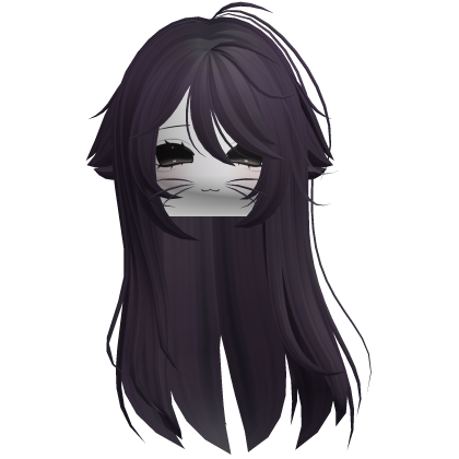 Purple Hair Shy Moe Com Cat Girl