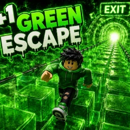 +1 Green escape icon