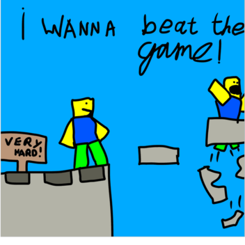 i wanna beat the game (test)