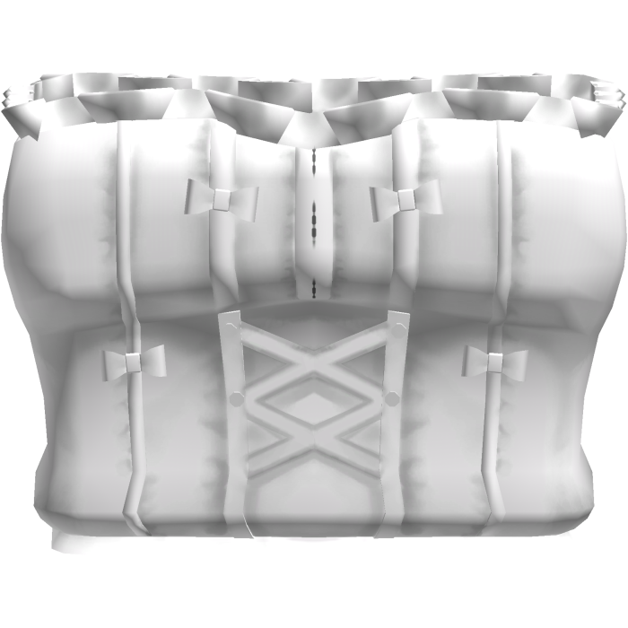 white cute emo goat corset top