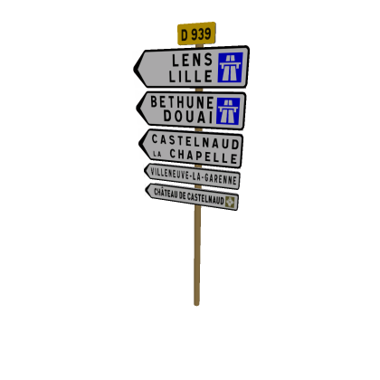 Panneau directionnel