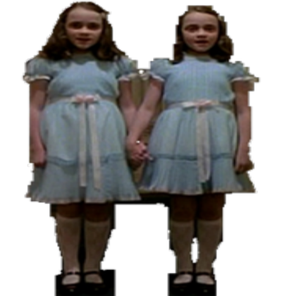 The Shining Twins *Transparent* Roblox decal