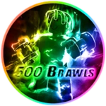 500 Brawl Wins Roblox badge thumbnail