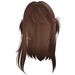 Classic Girly long Straight hair in Ginger