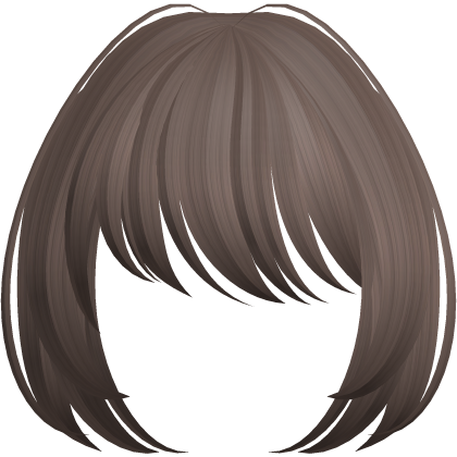 kawaii brown moe bangs anime