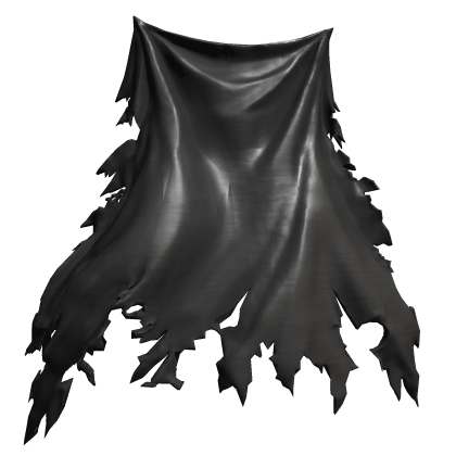 Tattered Cape Black