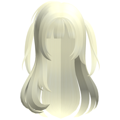blonde adorable fluffy fawn hair w pigtails