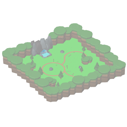 low poly simulator map world terrain landscape Tre