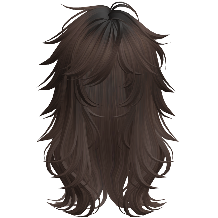Scene Wispy Flared Wolfcut Brown