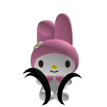 My Melody Holding Hair (Black) Roblox item