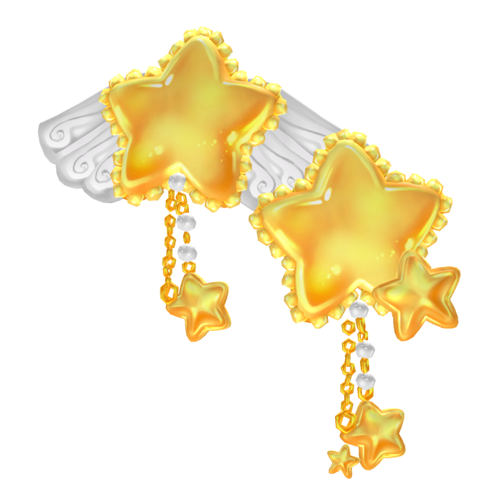 Wishfall Winged Star Clips [EMISSIVE]