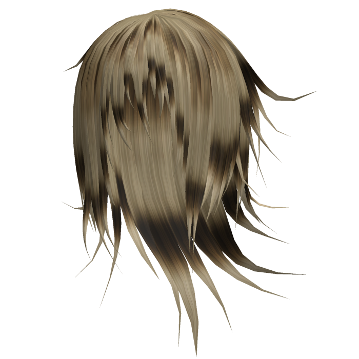Tiger Striped Emo Vkei Windy Long Model Hair 74. 