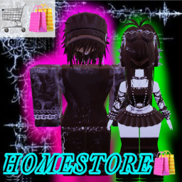 [💀] GOTH, GRUNGE, Y2K, FANTASY HOMESTORE OUTFITS