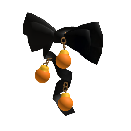 Midnight Charm Bow (for Korblox) 🖤🧡