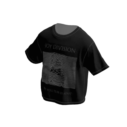 Joy Division Waves Black T-Shirt | Roblox Item - Rolimon's
