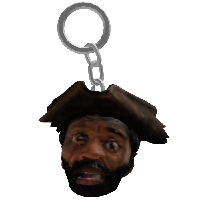 Captain Clark Backrooms Keychain