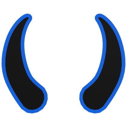 horns blue glow Roblox item