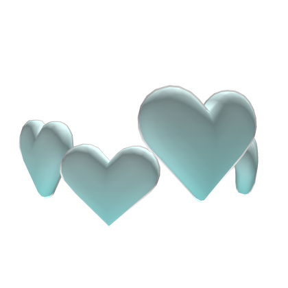 Light Blue Heart Crown Roblox item