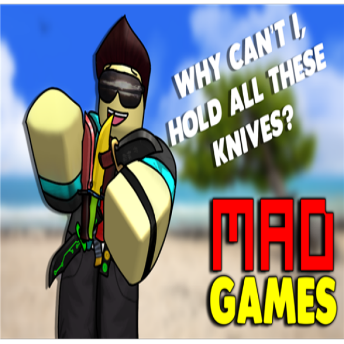 Mad Games (Original Game Logo) Roblox decal