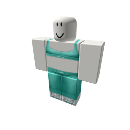 alo matching set (aqua green)
