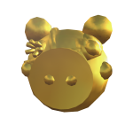 Gold Limited Robby Head Piggy