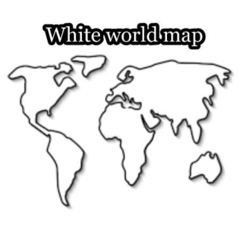 White World Map [New]