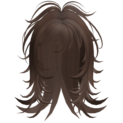 Emo Shaggy Layered Hair (Brown)