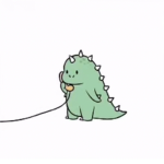 Pink dinosaur group