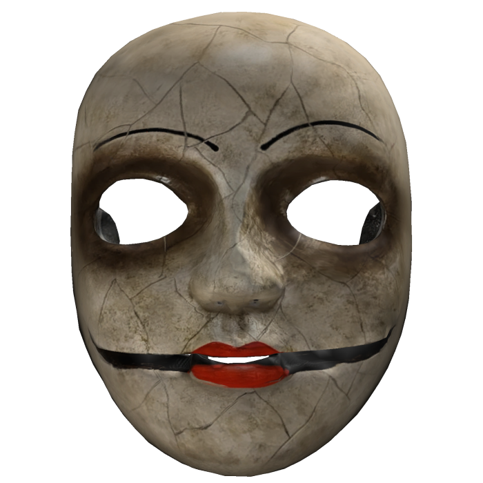 Cracked Mime Mask