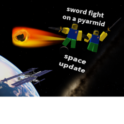 [🌌space event!🌌]  Swordfight On A Pyramid