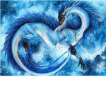 Rare Blue dragon