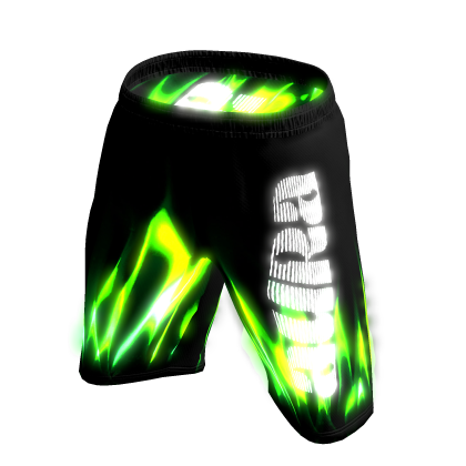 💥Glow Emissive💥 Aura Black Shorts💥