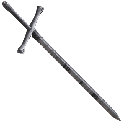 Medieval Silver Sword of the Fallen Knight Waist Roblox item