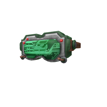 Glowing Green Motherboard Visor