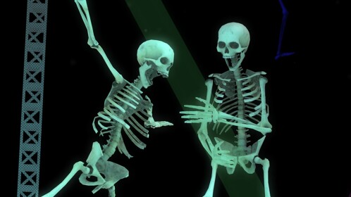 Spooky Scary Skeletons (Custom Music!)