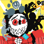 Paper mask man l