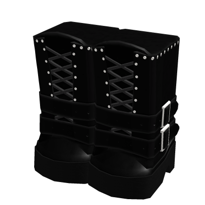 Y2K Thigh High Boots Black (3.0)