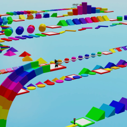 Super Hard Rainbow Obby