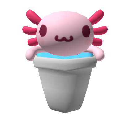 Axolotl in a cup