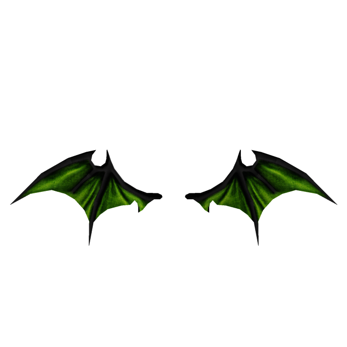Toxic Green Vampire Wings