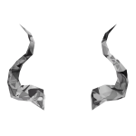 CODE: STHA | Sparkle Time Horns(Grey)
