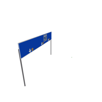 can change road sign