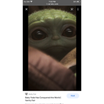 BABY YODA IS AMAZING