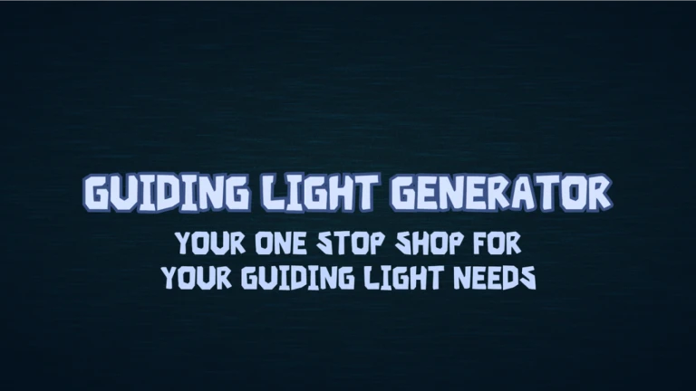 Guiding Light Generator (Beta)