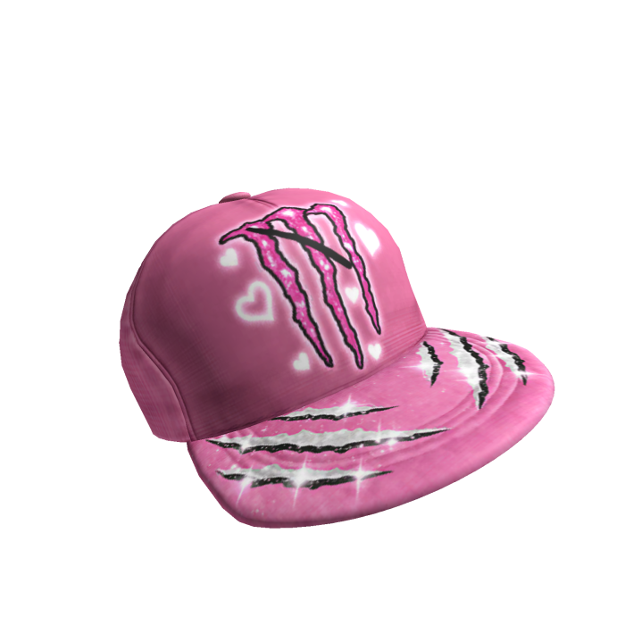 pink monster claw hat