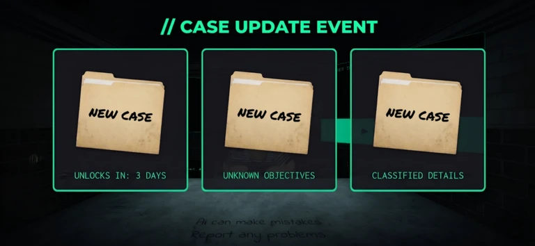 3 NEW CASES 📂