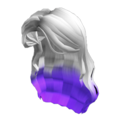 White Purple Hair Roblox decal