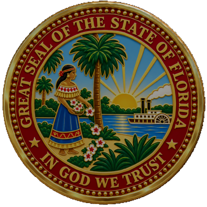 Florida Governor's Office Official Seal Pin